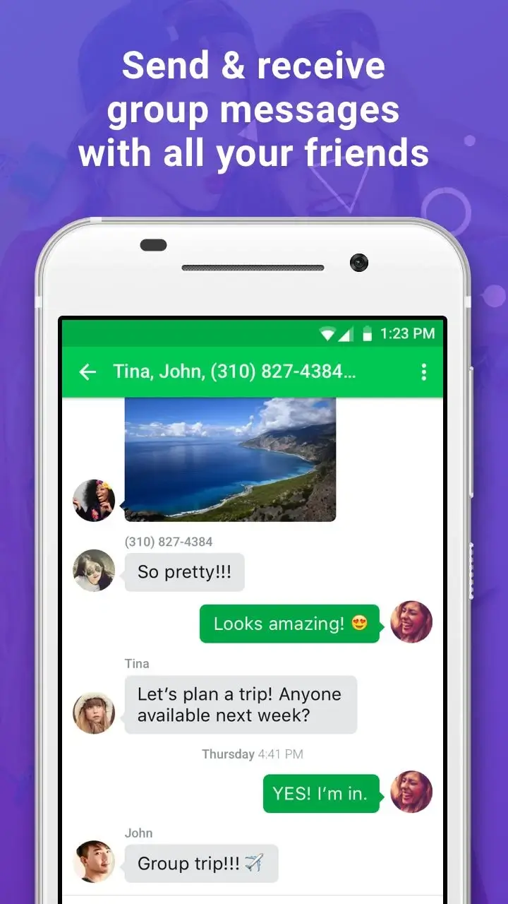Screenshot Nextplus APK v3.3.4
