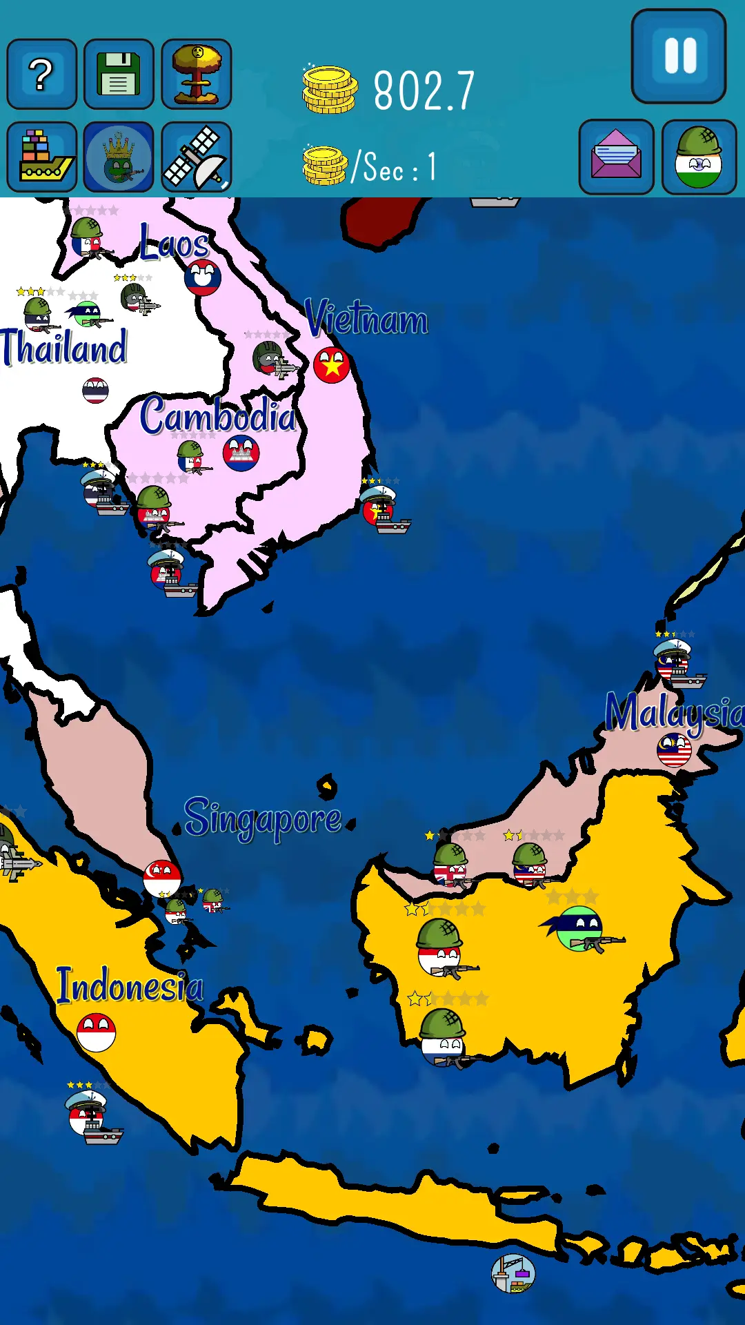 Screenshot Dictators: No Peace APK