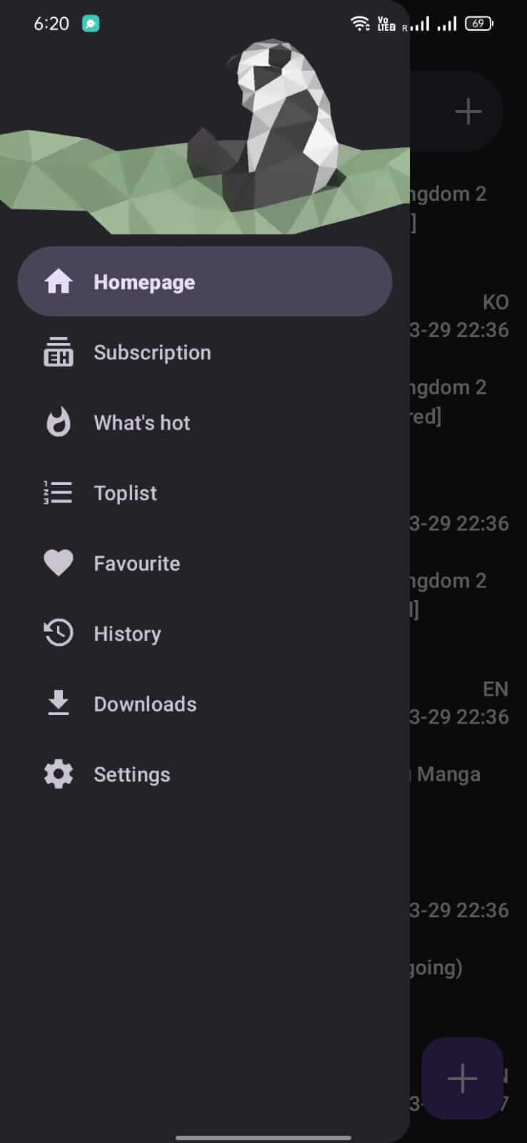 Screenshot EhViewer APK v1.8.8.3 untuk Android