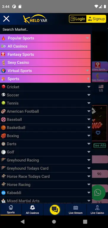 Screenshot Kheloyar.Net APK