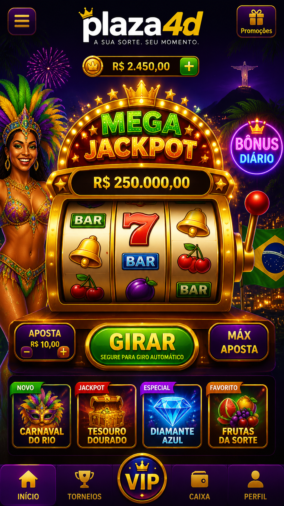 Screenshot Plaza4D APK 6.8.8: Slot Online Seru dengan Tampilan Modern