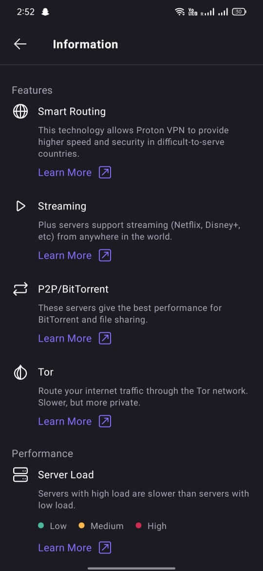 Screenshot ProtonVPN APK v5.18.18.0