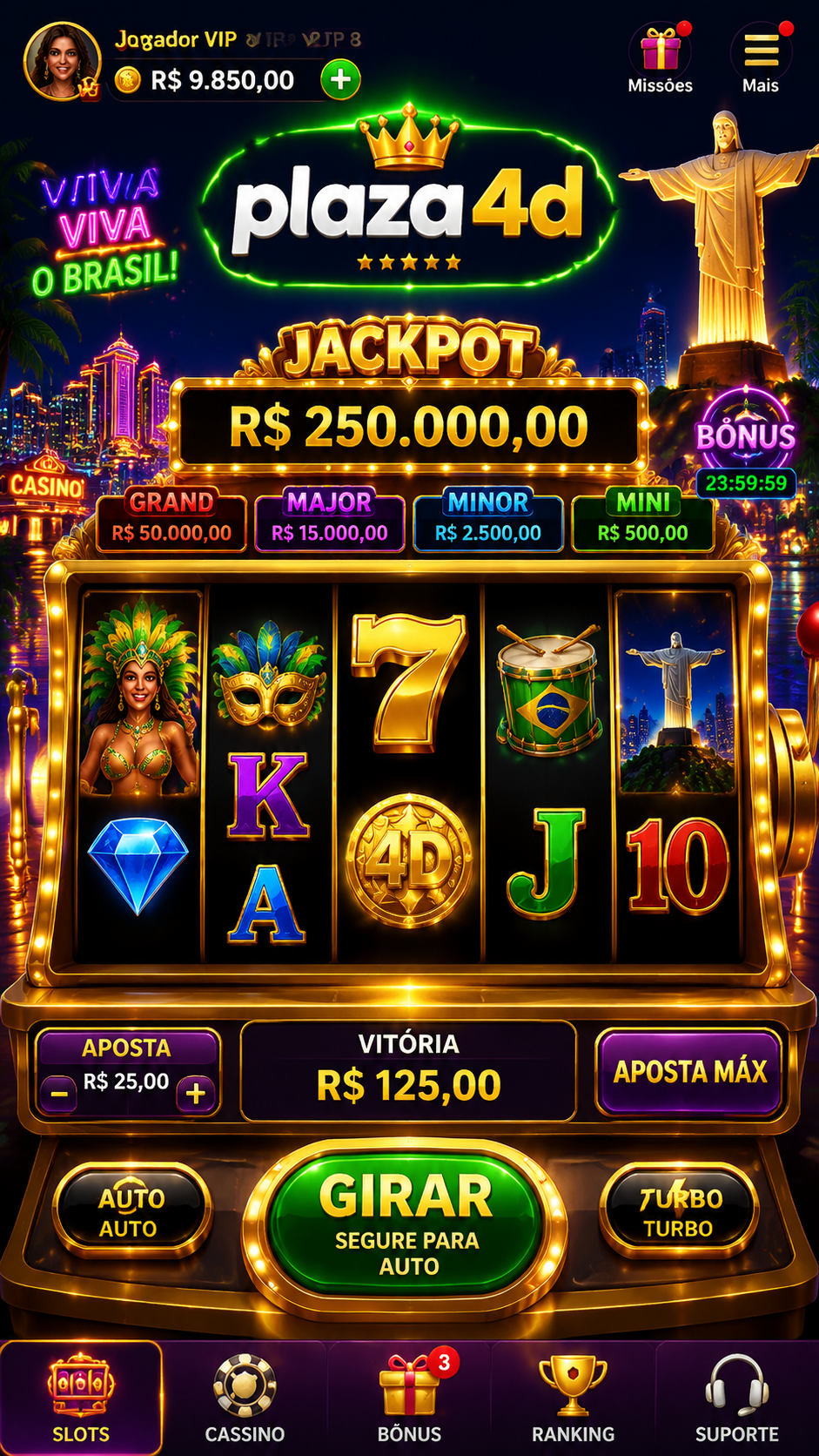 Screenshot Plaza4D APK 6.8.8: Slot Online Seru dengan Tampilan Modern