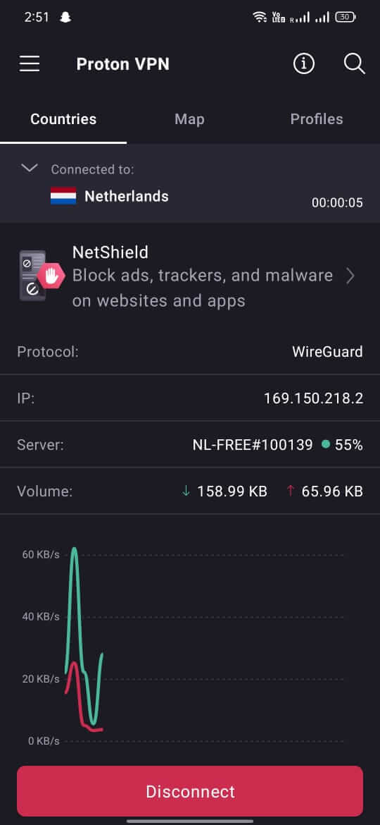 Screenshot ProtonVPN APK v5.18.18.0