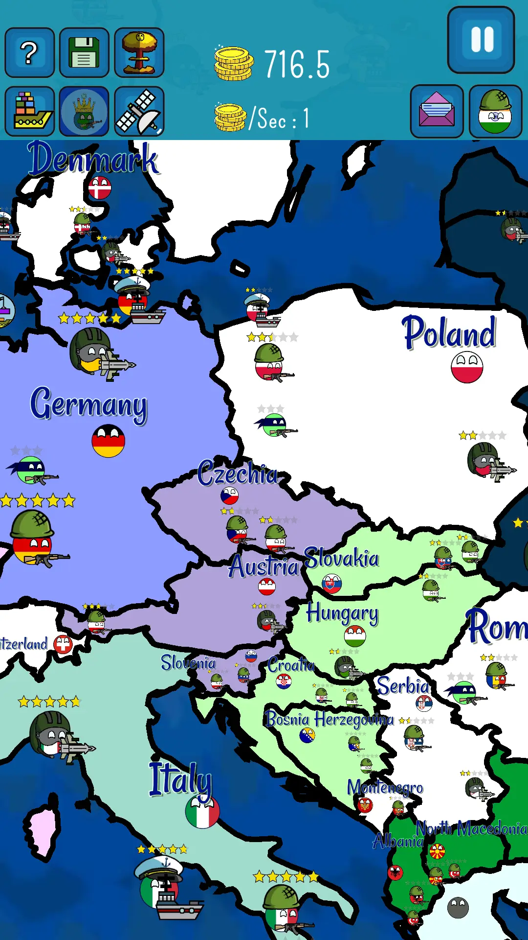 Screenshot Dictators: No Peace APK