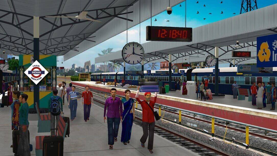 Screenshot Indian Train Simulator APK v2026.1.3
