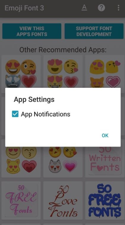 Screenshot Emoji Font 3 APK v3.0.10