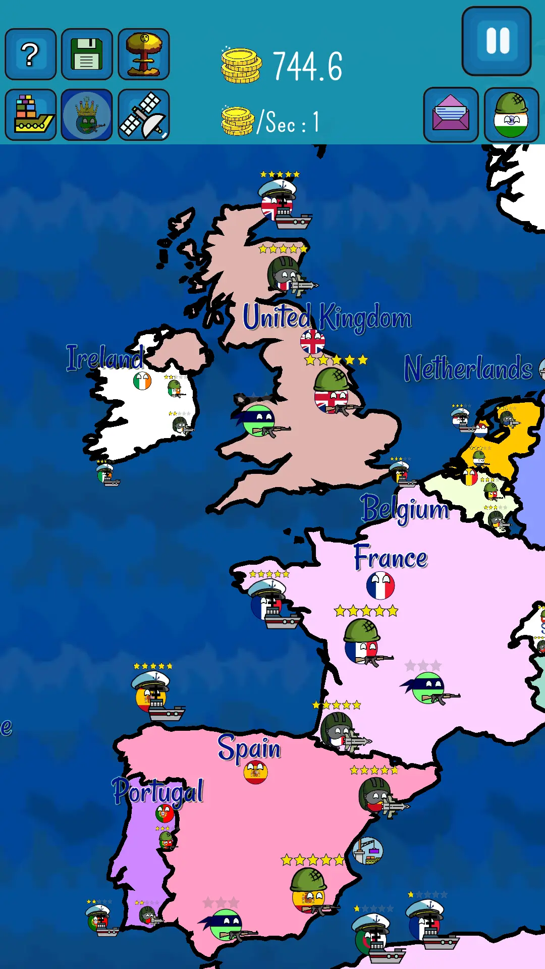 Screenshot Dictators: No Peace APK