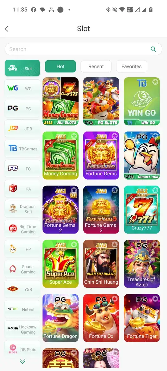 Screenshot A777 APK v1.1.22