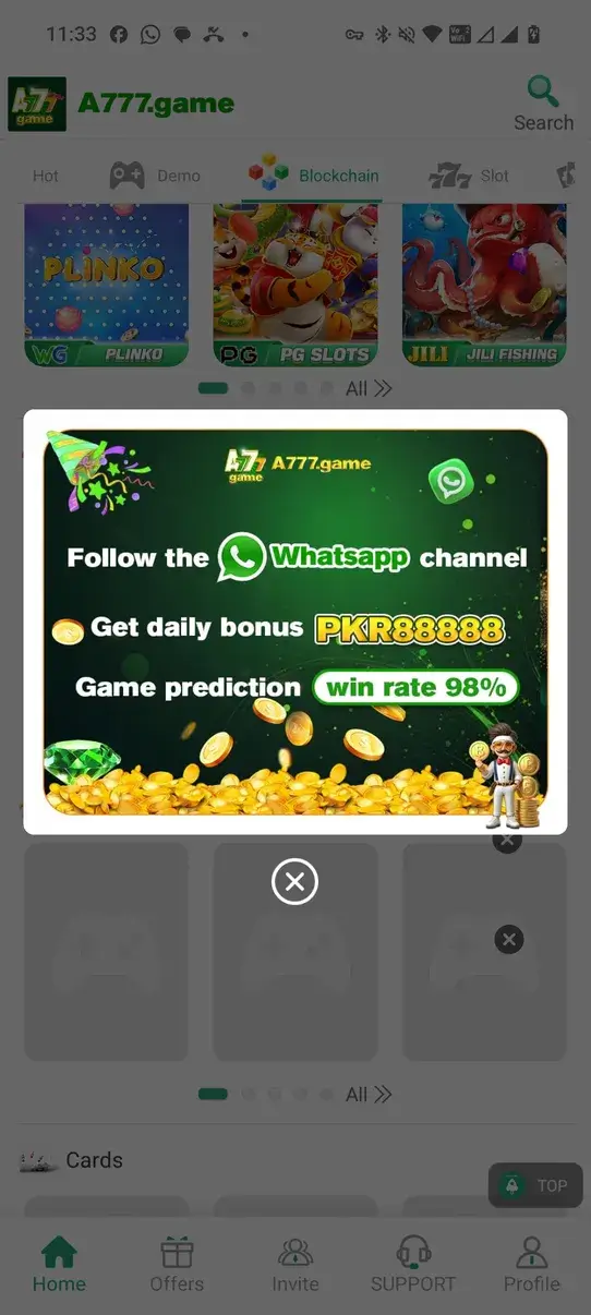 Screenshot A777 APK v1.1.22