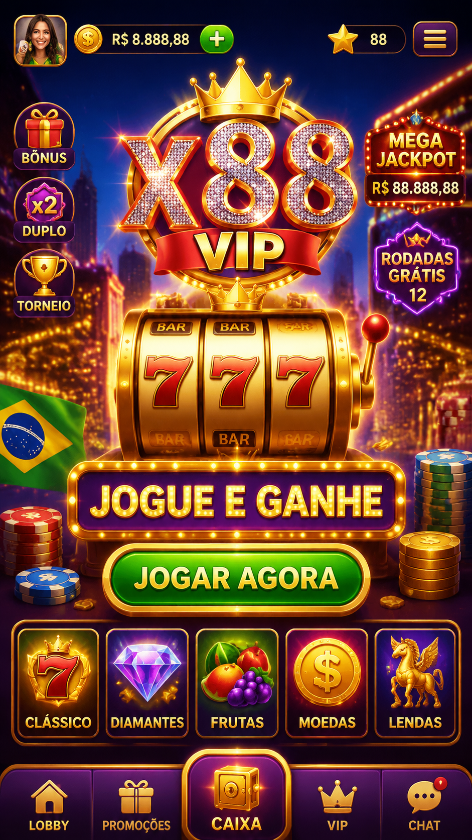 Screenshot x88 APK 2.5.0: Game Slot Online Seru dengan Grafis Menarik