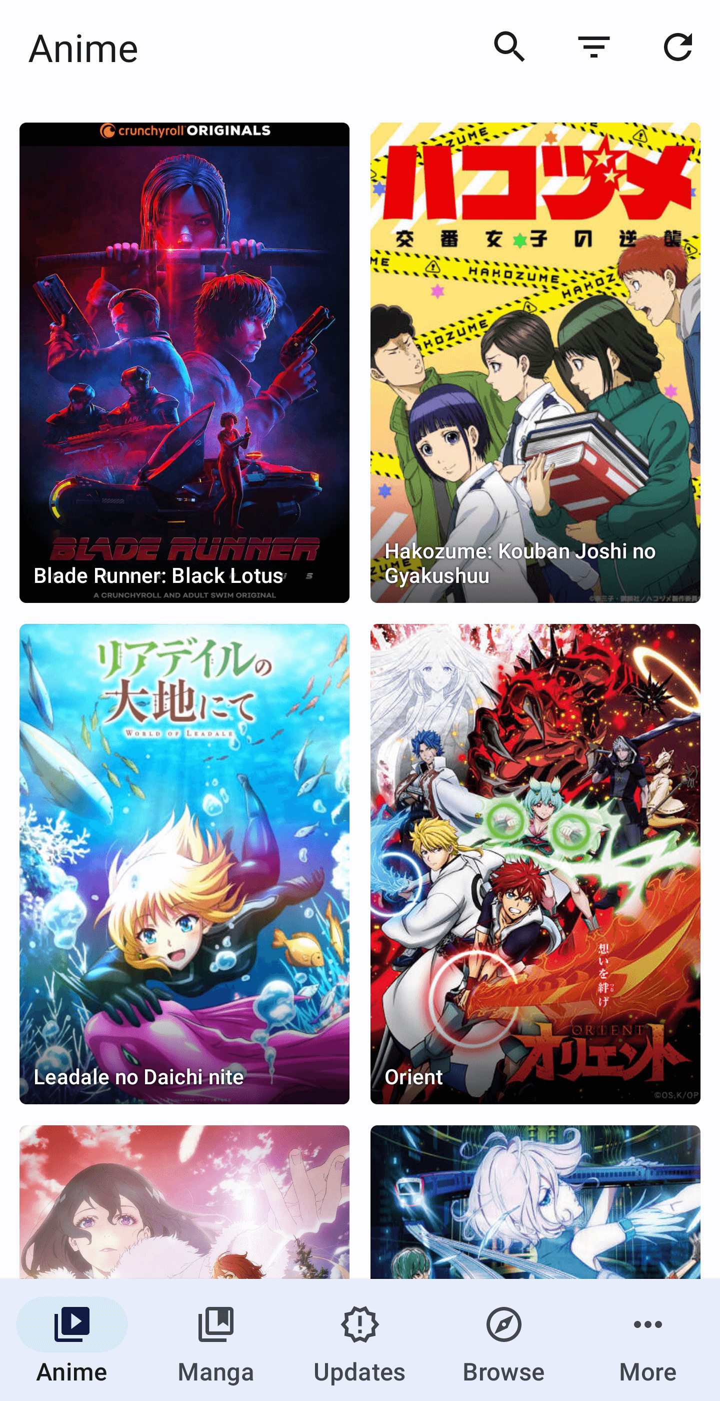 Screenshot Aniyomi APK