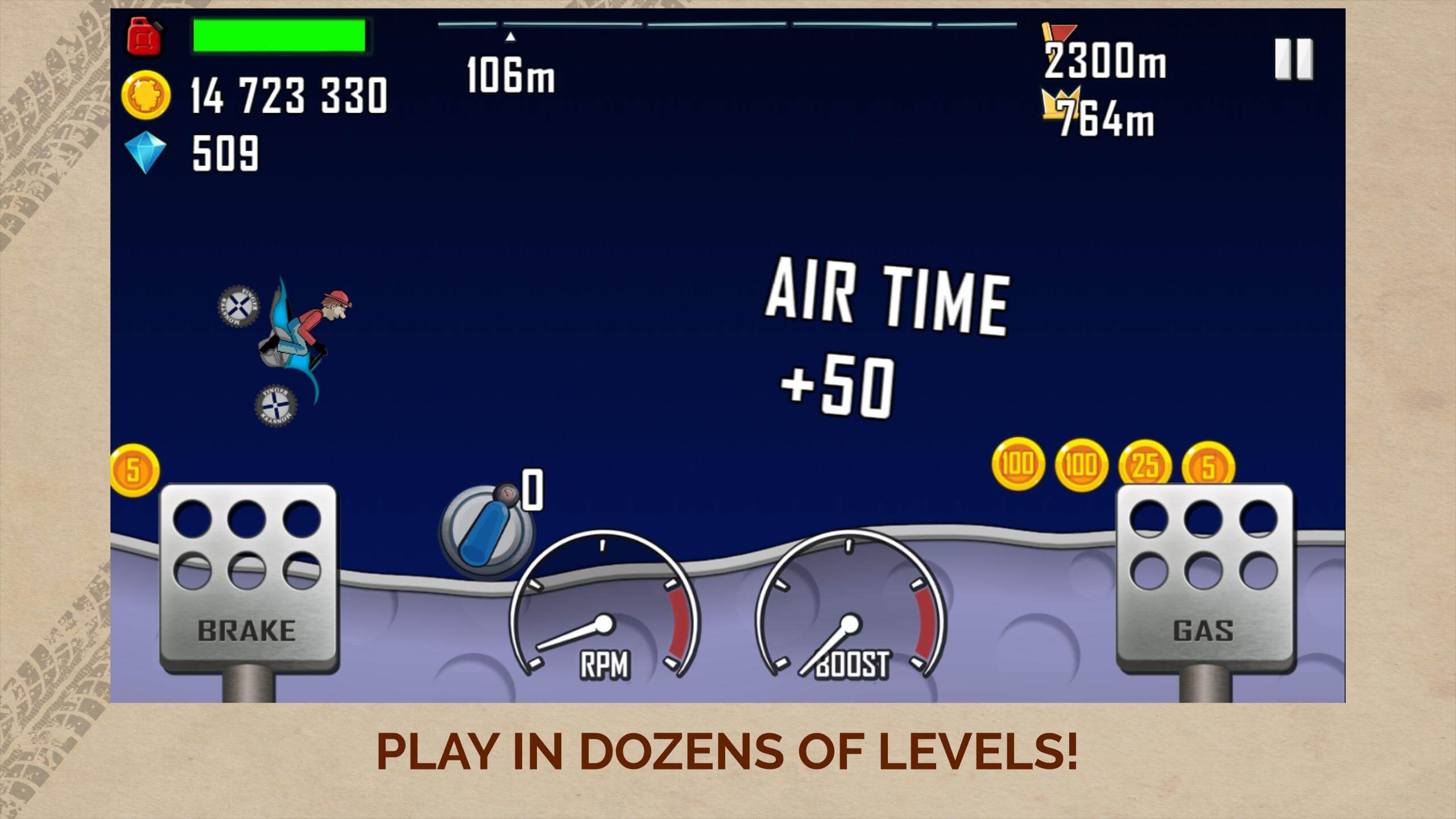 Screenshot Hill Climb Racing APK
