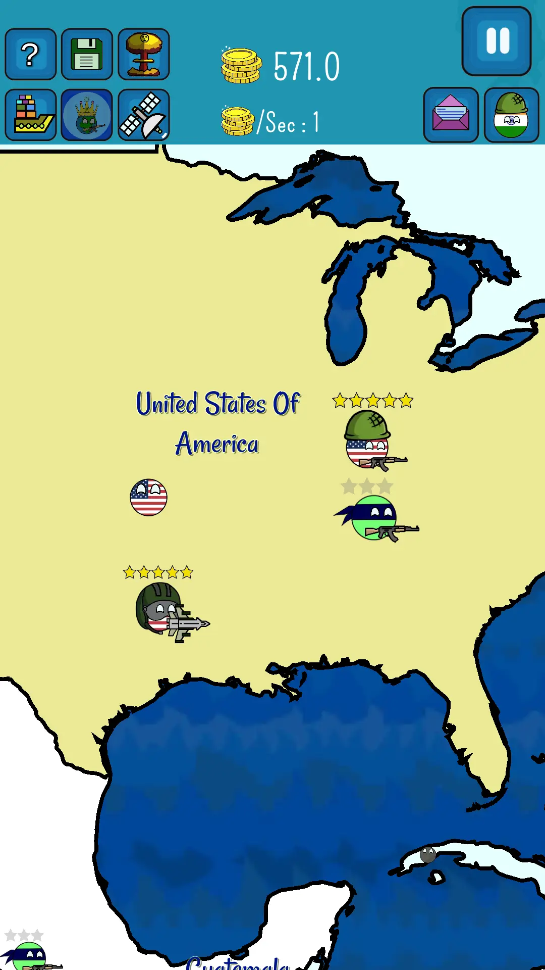 Screenshot Dictators: No Peace APK