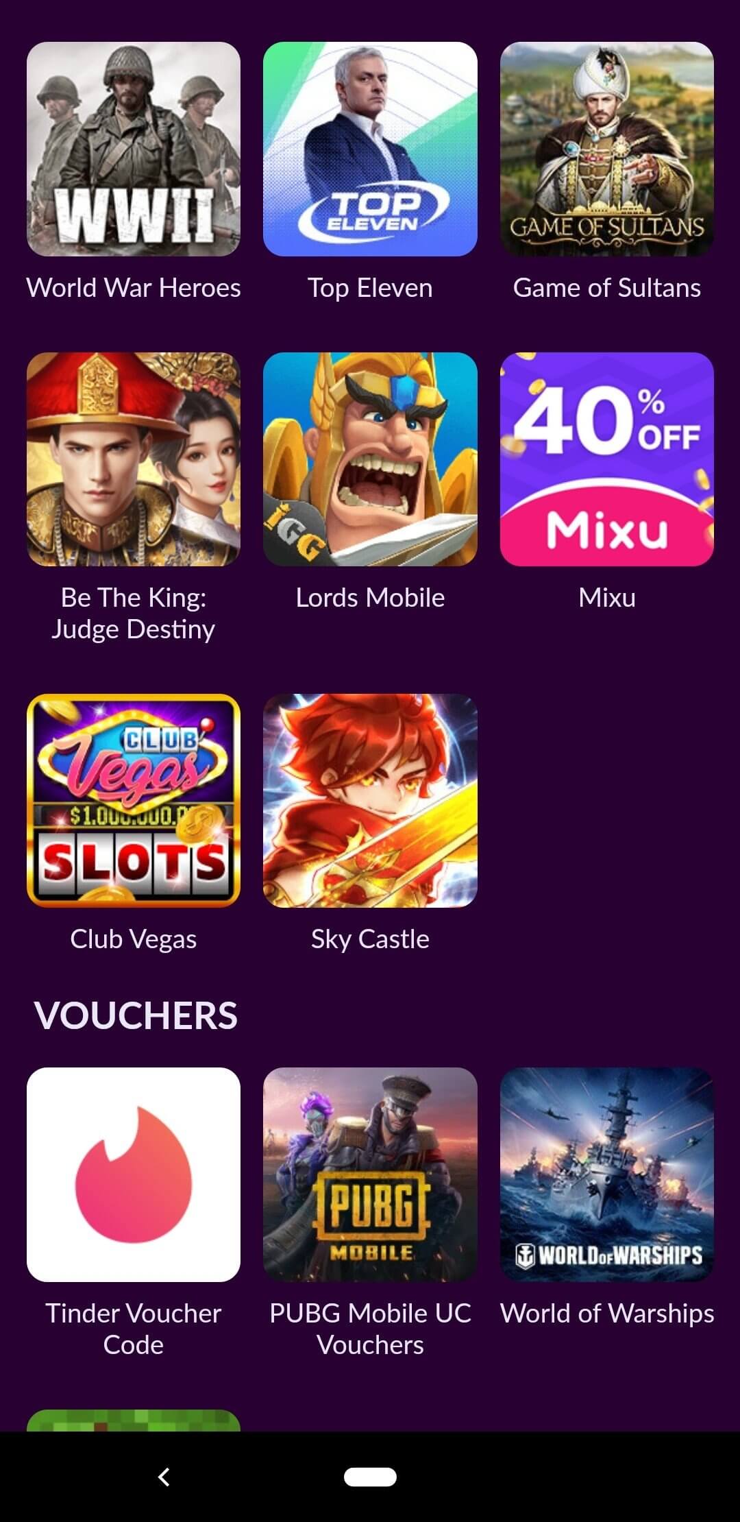 Screenshot Codashop APK v3.0 Download untuk Android