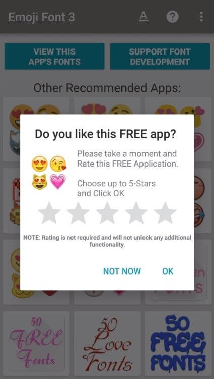 Screenshot Emoji Font 3 APK v3.0.10