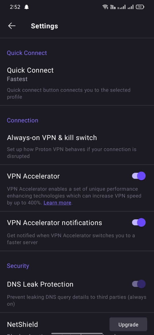 Screenshot ProtonVPN APK v5.18.18.0