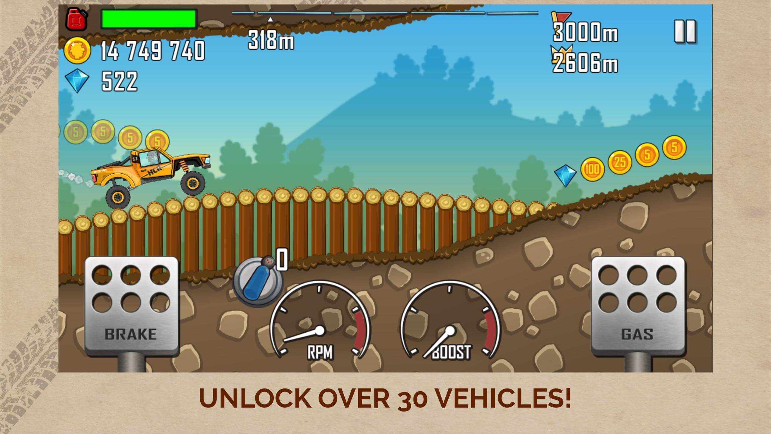 Screenshot Hill Climb Racing APK