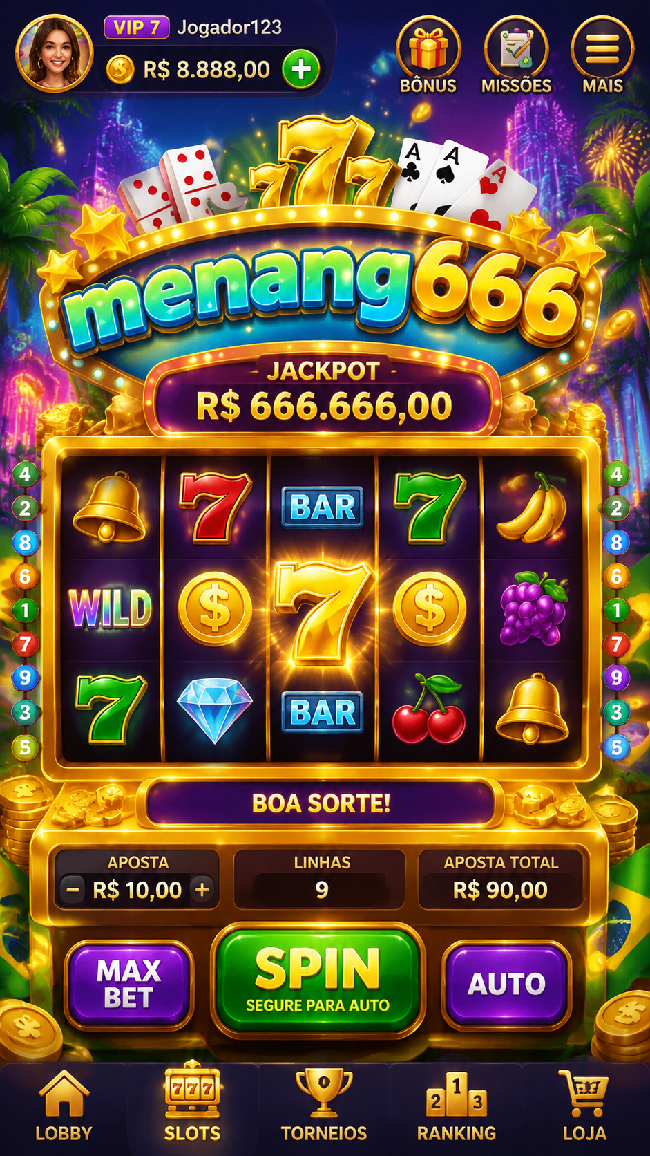 Screenshot Menang666 APK Versi 1.2.0