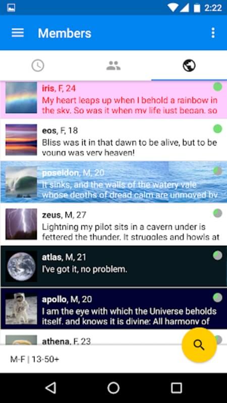Screenshot Chatango APK untuk Android