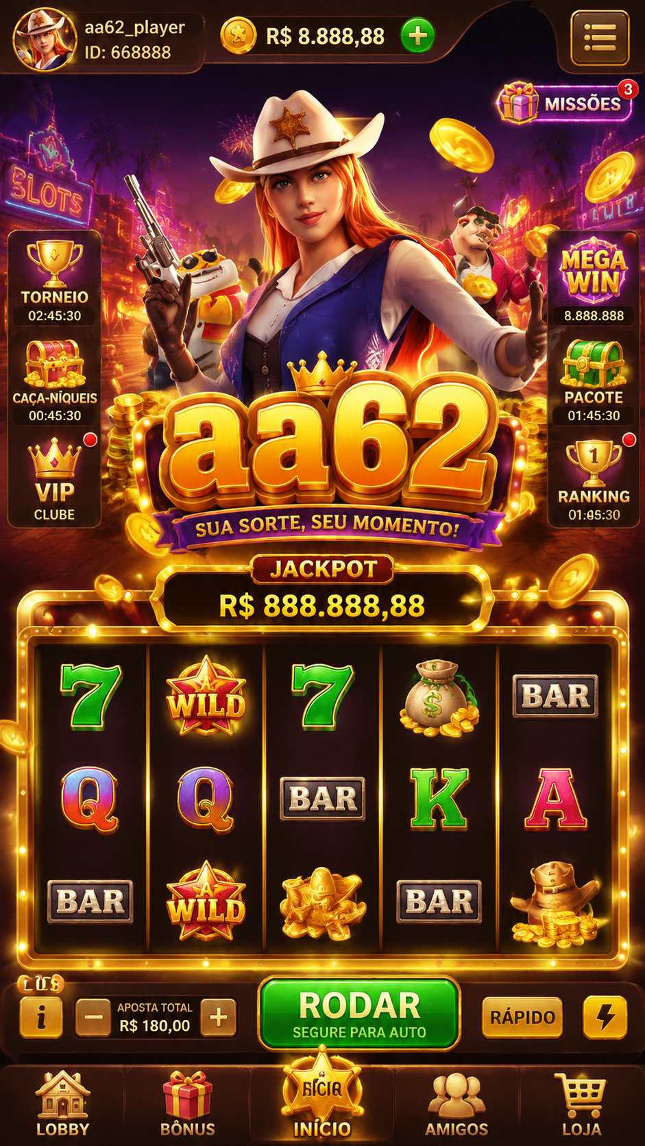 Screenshot aa62 APK v6.6.3 - Slot Seru dengan Tampilan Modern
