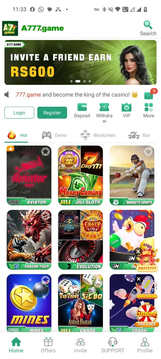 Screenshot A777 APK v1.1.22