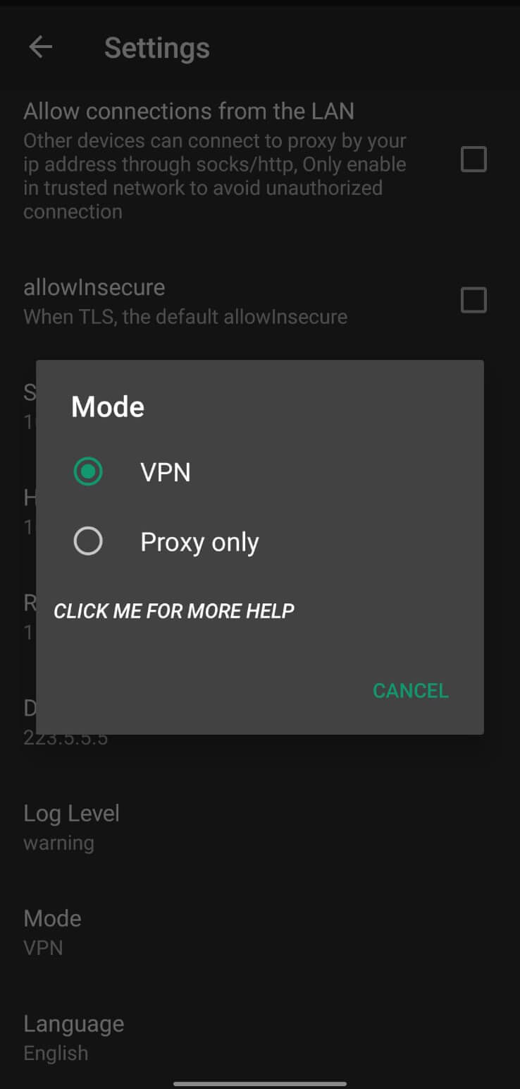 Screenshot 100MB VPN APK (v1.8) – VPN Gratis untuk Koneksi Aman
