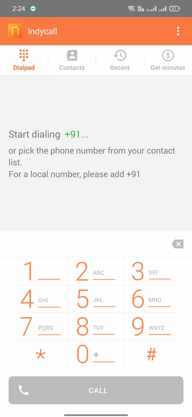Screenshot Indycall APK v1.17.4 untuk Panggilan Langsung