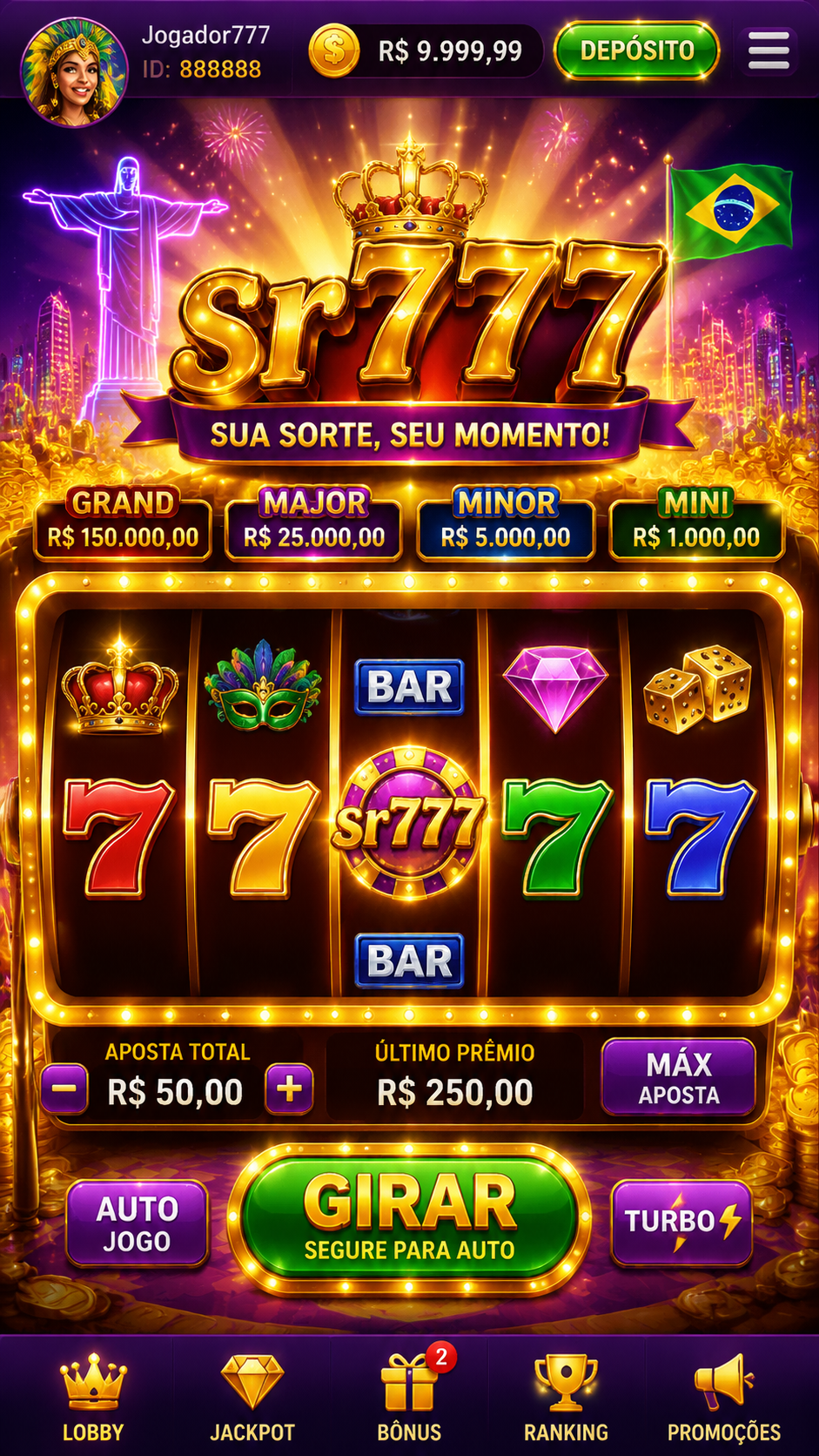 Screenshot sr777 4.0.3 APK Game Slot Online Seru dan Cepat