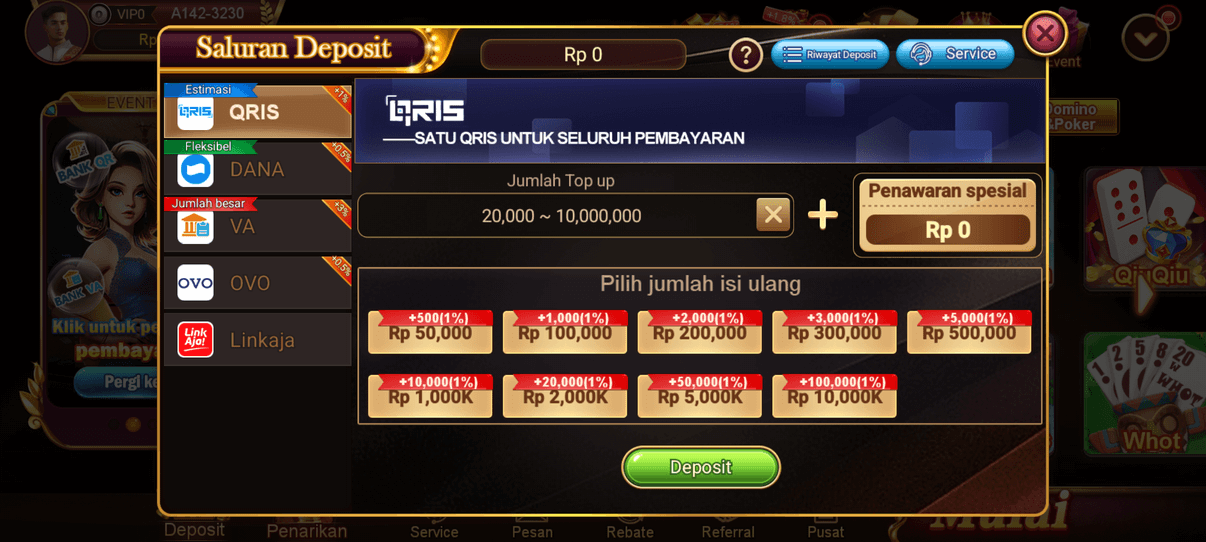 Screenshot WJ Kasino APK