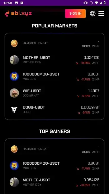 Screenshot EBI Exchange APK v5.6