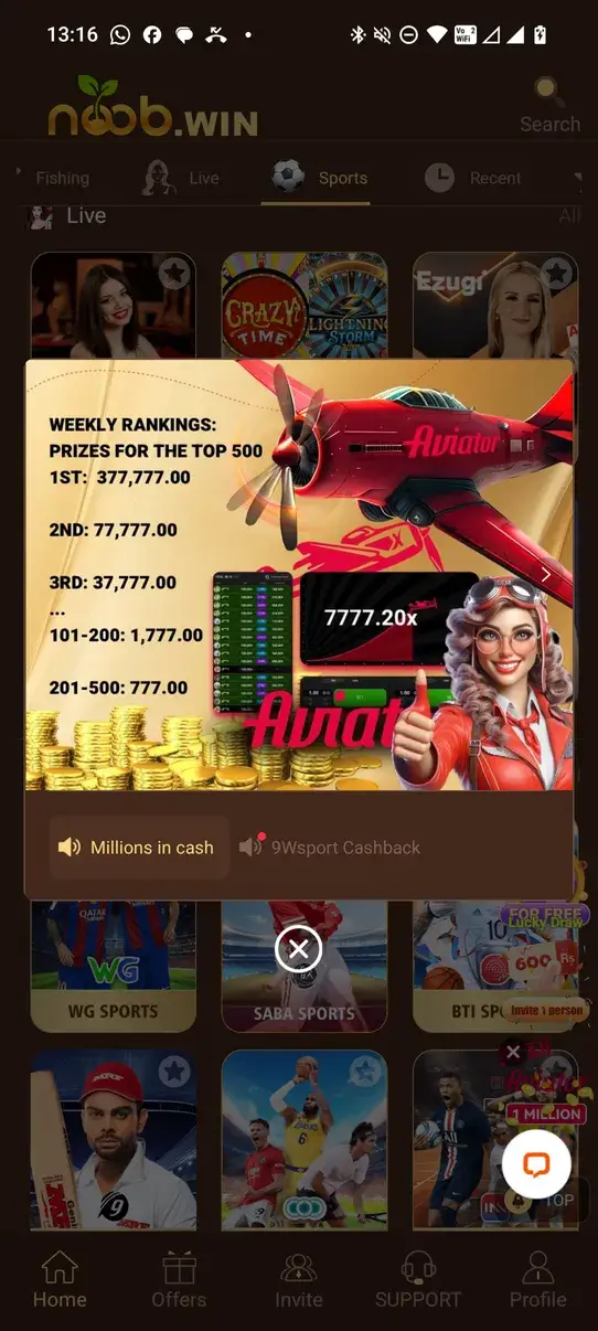 Screenshot Noob Win APK