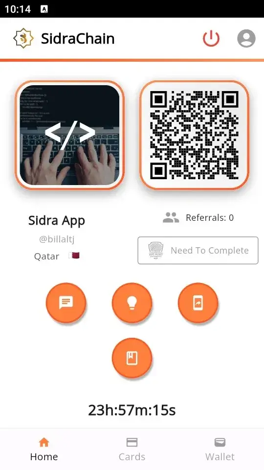 Screenshot Sidra Chain APK