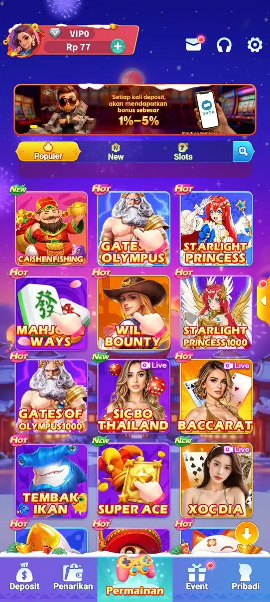 Screenshot Hiwin 777 APK