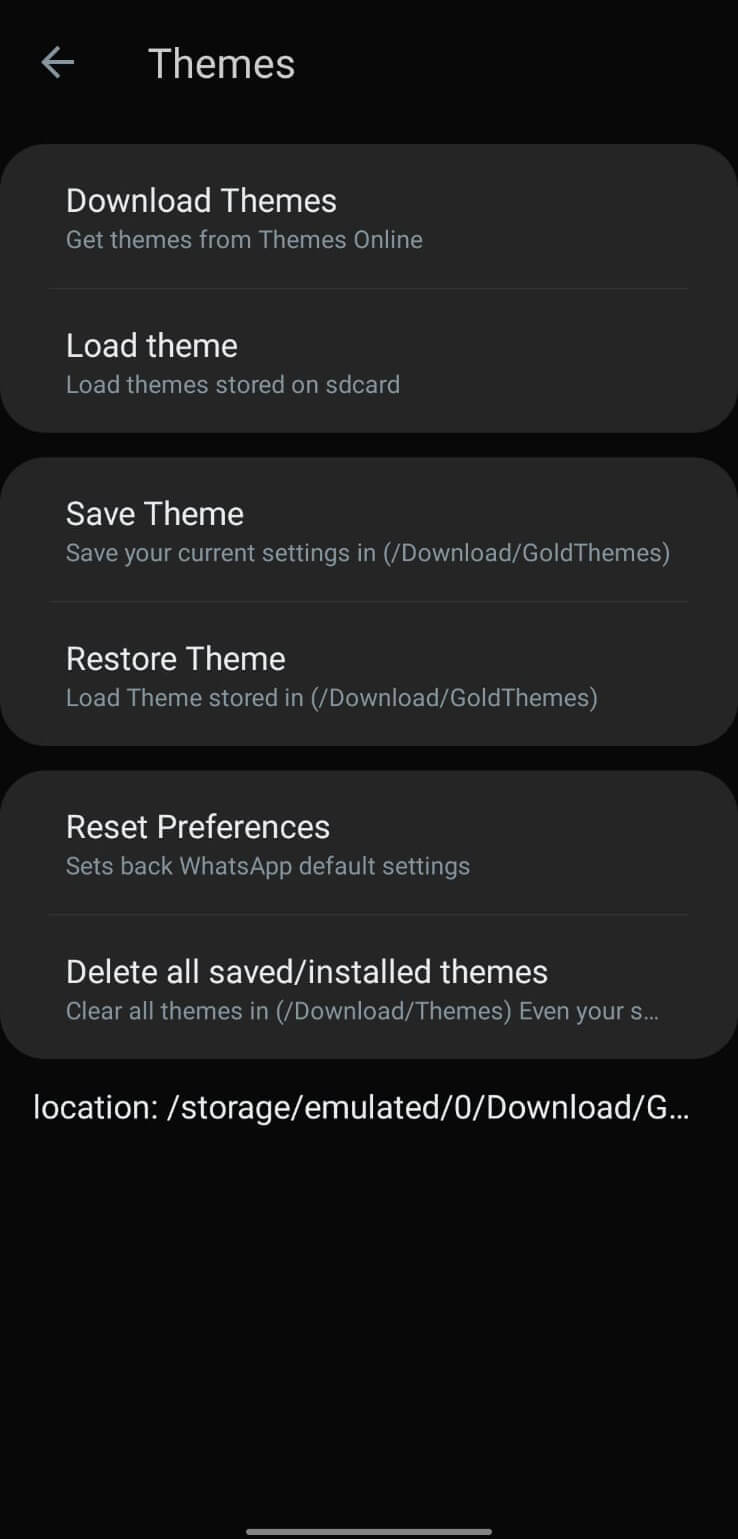 Screenshot WhatsApp Gold APK v44.10