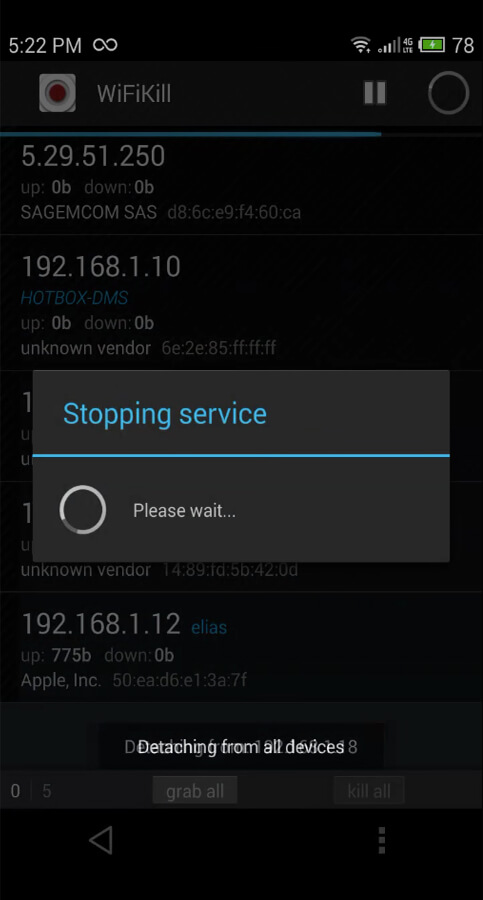 Screenshot WiFiKill APK