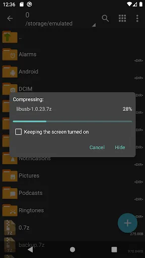 Screenshot ZArchiver Donate APK v1.0.10