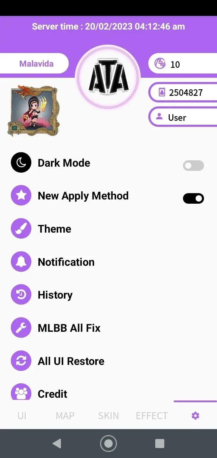 Screenshot Ata Myanmar APK v3.4.7 untuk Kustomisasi MLBB