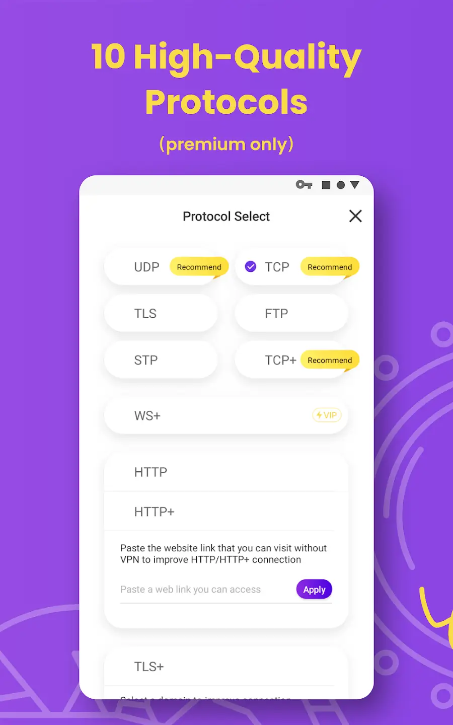 Screenshot PotatoVPN APK