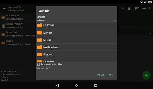 Screenshot ZArchiver Donate APK v1.0.10