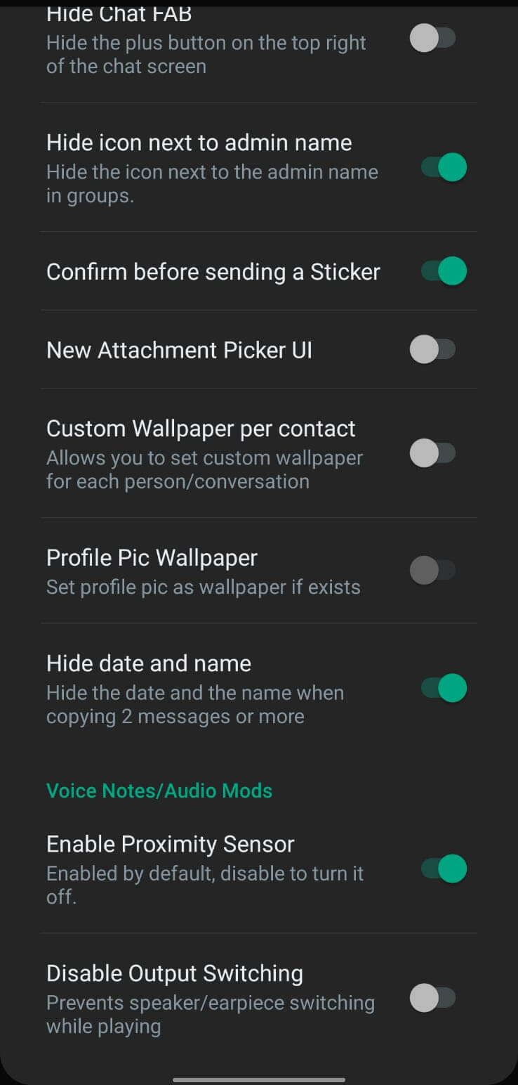 Screenshot WhatsApp Gold APK v44.10
