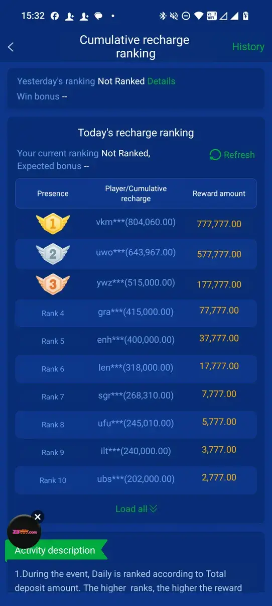 Screenshot WC777 APK 6.3.5