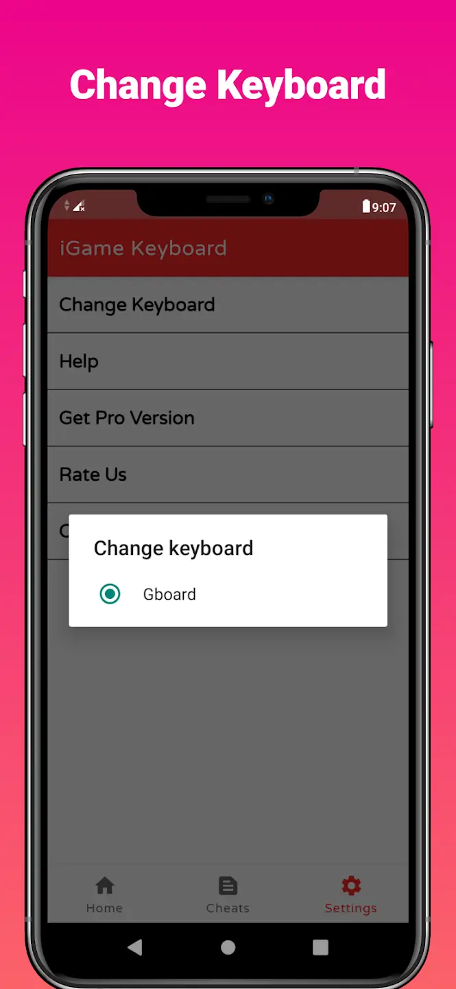 Screenshot iGame Keyboard APK 6.7