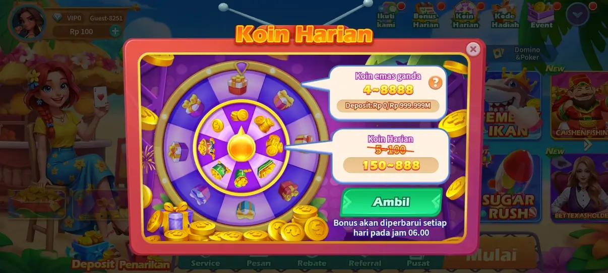Screenshot LuckyMino APK