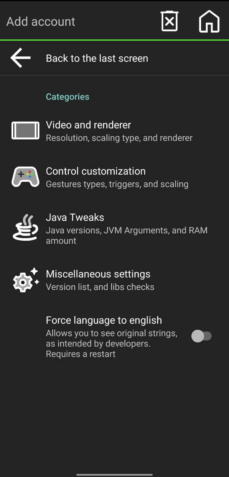 Screenshot PojavLauncher APK untuk Main Minecraft Java di Android