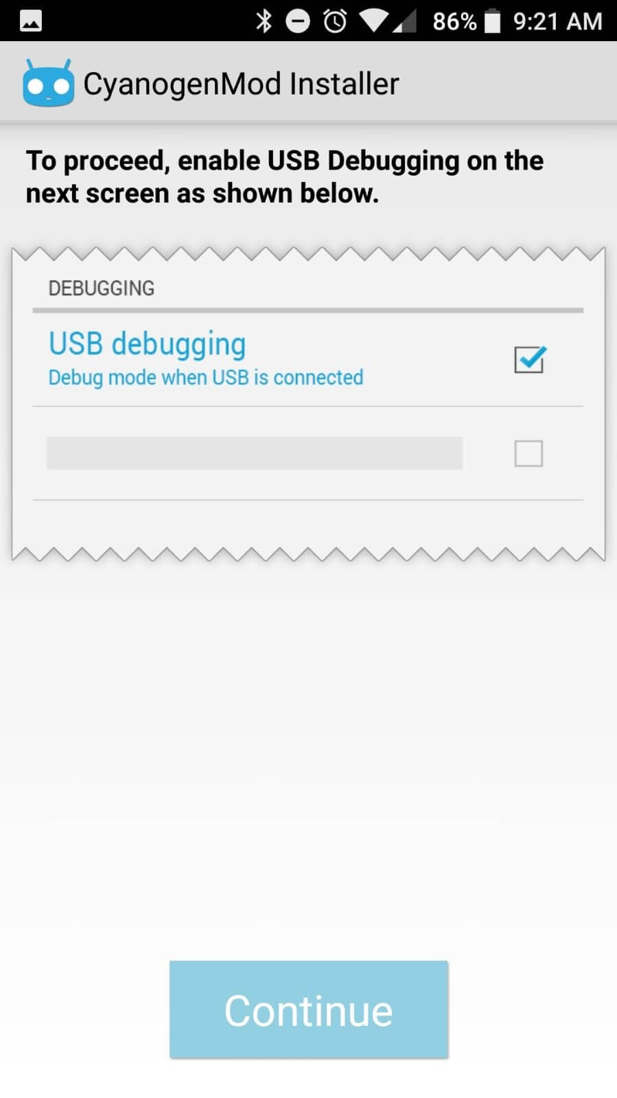 Screenshot CyanogenMod Installer APK