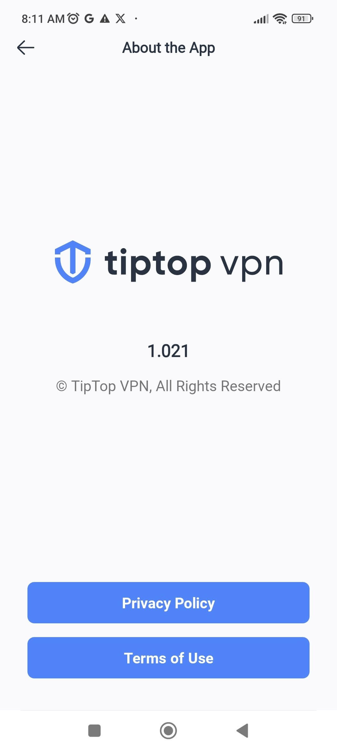 Screenshot TipTop VPN APK v1.036 untuk Android