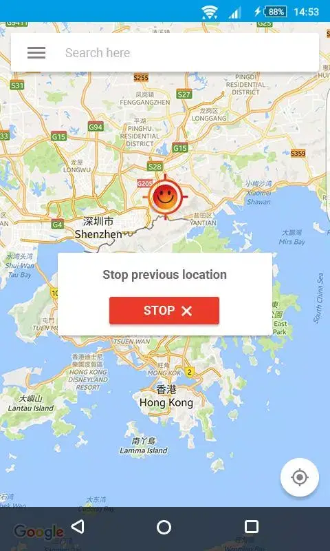 Screenshot Hola Fake GPS APK