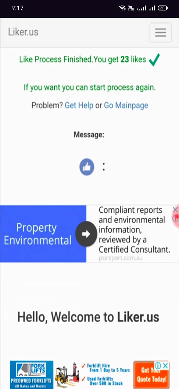 Screenshot Liker.us APK v30000 untuk Android